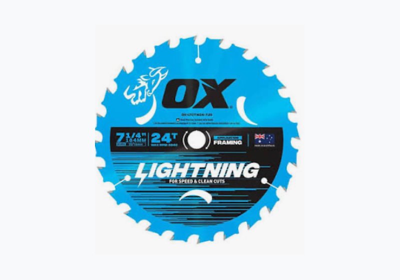 OX Circular Saw Blade 7.25